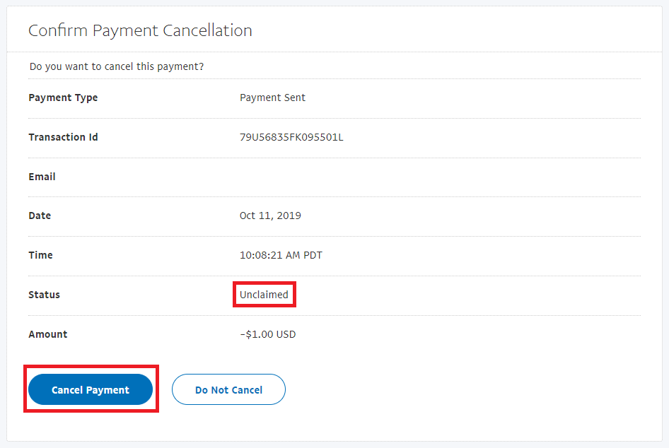 Can I cancel a PayPal payment?